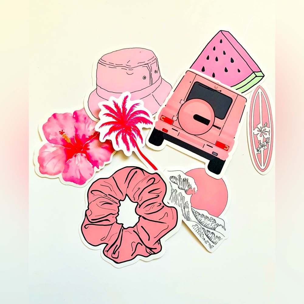 Beach girl vibe Stickers